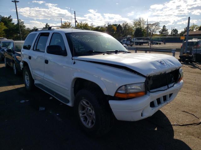 DODGE DURANGO SL 2002 with VIN 1B4HS48Z12F147125 - Photo from auction
