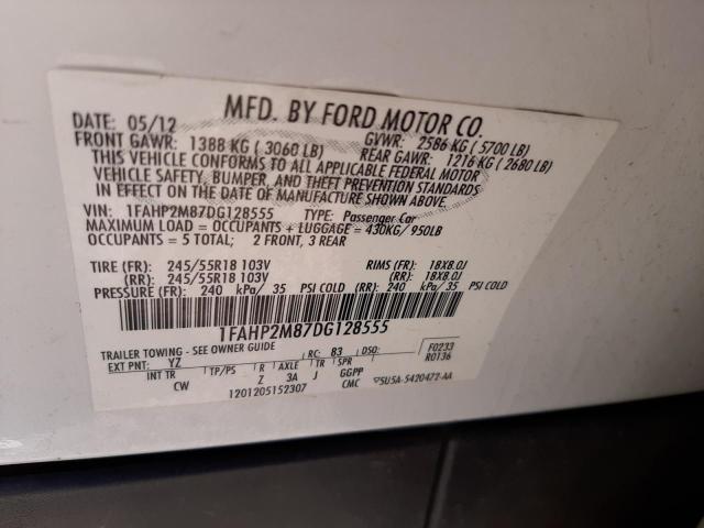 صورة رقم 10 من المزاد - 2013 FORD TAURUS POL مع VIN 1FAHP2M87DG128555