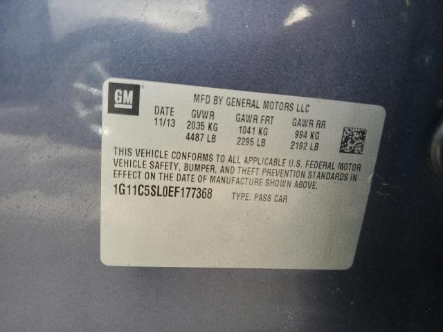 Photo 10 from auction – 2014 CHEVROLET MALIBU 1LT with VIN 1G11C5SL0EF177368