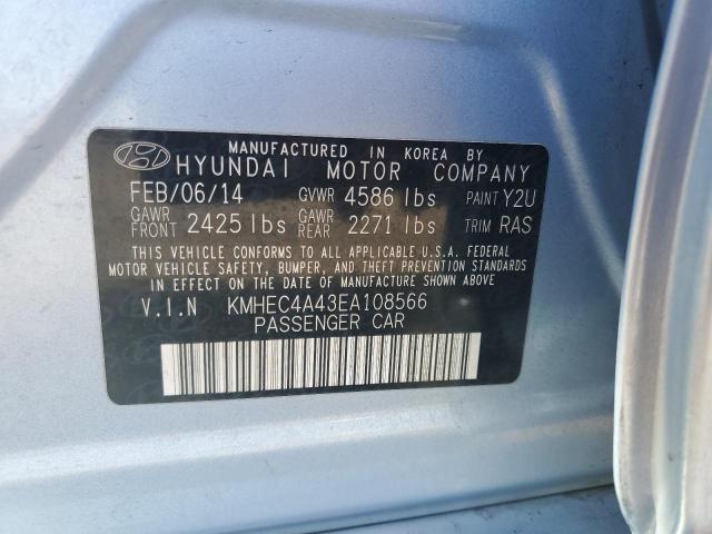 Photo 10 from auction – 2014 HYUNDAI SONATA HYB with VIN KMHEC4A43EA108566
