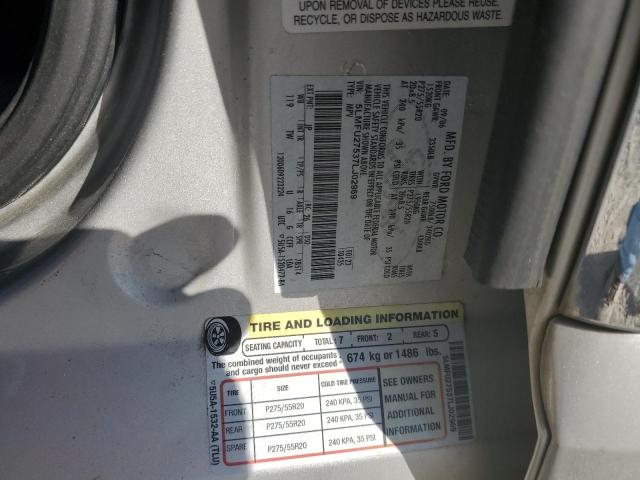 Photo 10 from auction – 2007 LINCOLN NAVIGATOR with VIN 5LMFU27537LJ02969