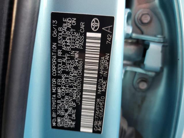 Photo 10 from auction – 2013 TOYOTA PRIUS C with VIN JTDKDTB37D1048861