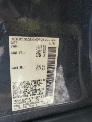 Photo 10 from auction – 2013 NISSAN ALTIMA 2.5 with VIN 1N4AL3APXDC169736