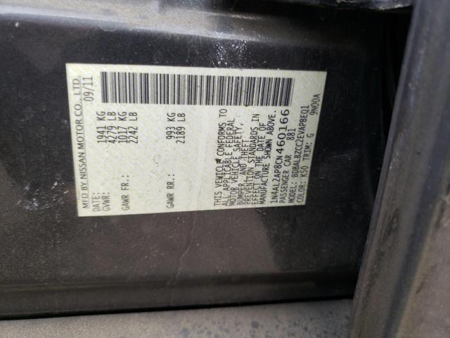 Photo 10 from auction – 2012 NISSAN ALTIMA BAS with VIN 1N4AL2AP8CN460166
