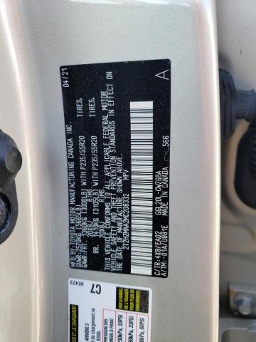 Photo 10 from auction – 2021 LEXUS RX 350 with VIN 2T2HZMAA2MC208332
