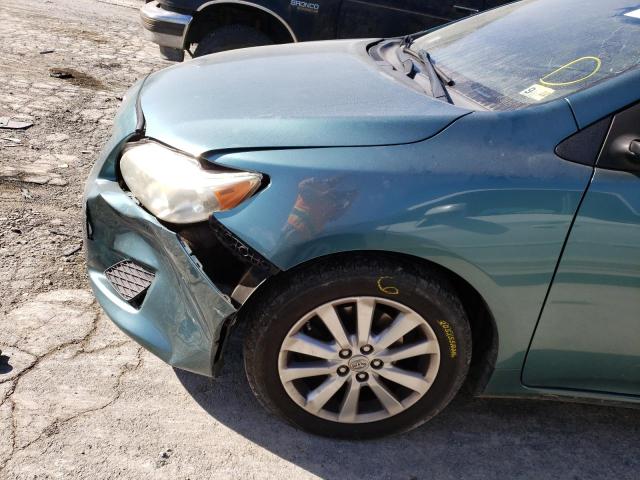 Photo 9 from auction – 2009 TOYOTA COROLLA BA with VIN JTDBL40E499071052