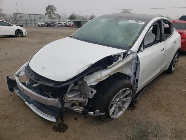 Photo 9 from auction – 2021 TESLA MODEL Y with VIN 5YJYGAEE5MF197599