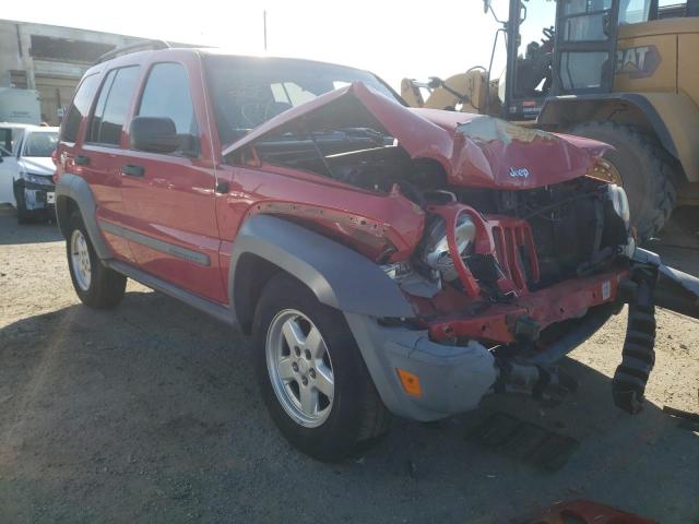 JEEP LIBERTY 2005 with VIN 1J4GK48K85W561003 - Photo from auction