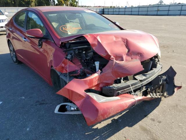 HYUNDAI ELANTRA SE 2014 with VIN KMHDH4AEXEU185052 - Photo from auction