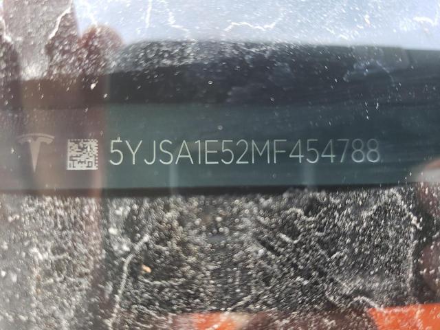 Photo 10 from auction – 2021 TESLA MODEL S with VIN 5YJSA1E52MF454788