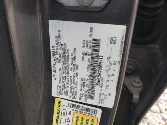 Photo 10 from auction – 2014 LINCOLN MKZ with VIN 3LN6L2GK2ER806719