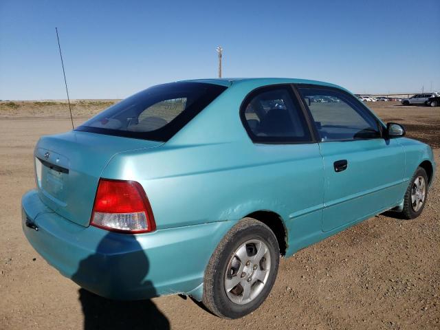 Photo 4 from auction – 2001 HYUNDAI ACCENT BAS with VIN KMHCG35G11U109623