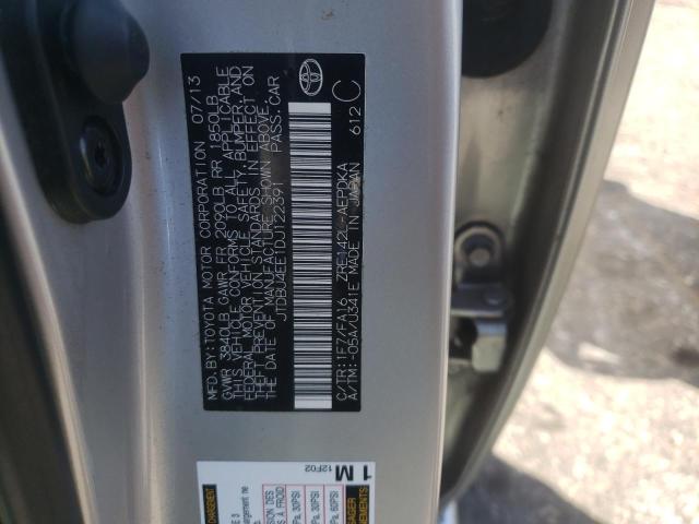Photo 10 from auction – 2013 TOYOTA COROLLA BA with VIN JTDBU4EE1DJ122391