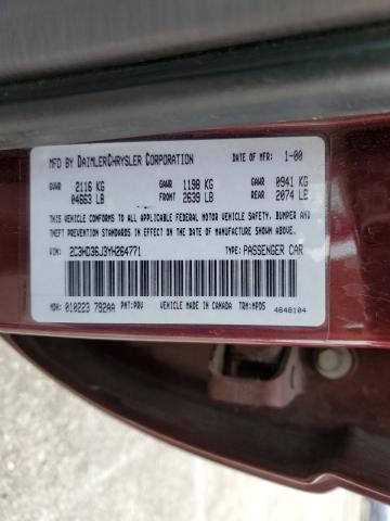 Photo 10 from auction – 2000 CHRYSLER CONCORDE L with VIN 2C3HD36J3YH264771