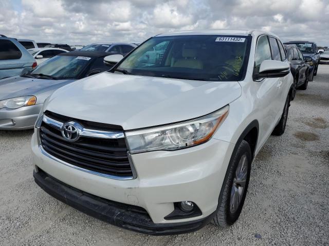 Photo 2 from auction – 2015 TOYOTA HIGHLANDER with VIN 5TDZKRFH4FS115578