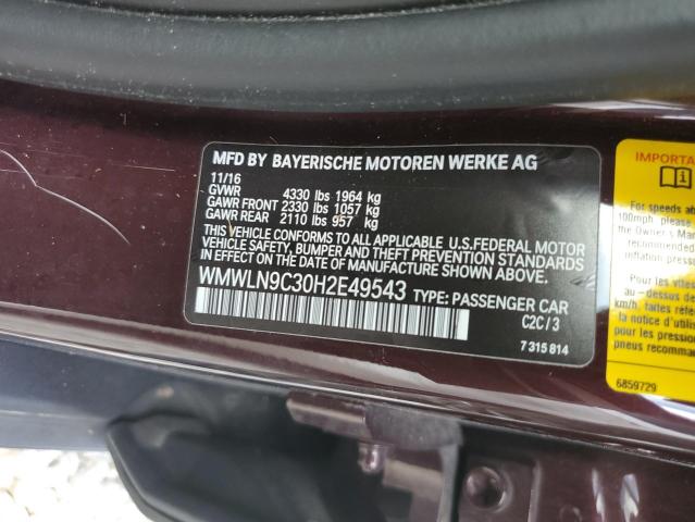 Photo 10 from auction – 2017 MINI COOPER S C with VIN WMWLN9C30H2E49543