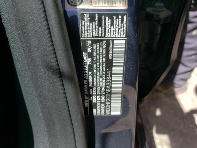 Photo 10 from auction – 2011 MERCEDES-BENZ E 350 BLUE with VIN WDDHF2EB5BA338441