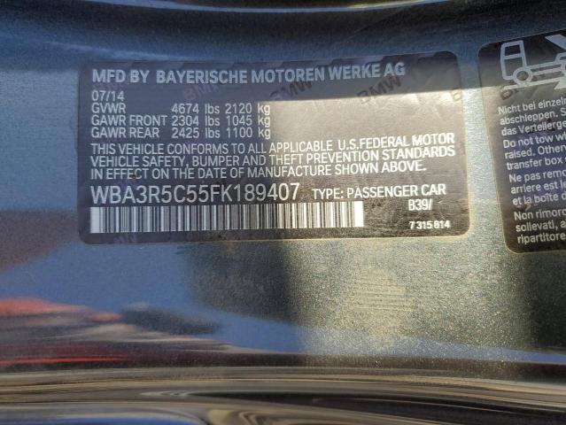 Photo 10 from auction – 2015 BMW 435 XI with VIN WBA3R5C55FK189407