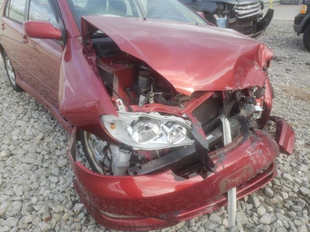 Photo 9 from auction – 2004 TOYOTA COROLLA CE with VIN 2T1BR32E04C251136