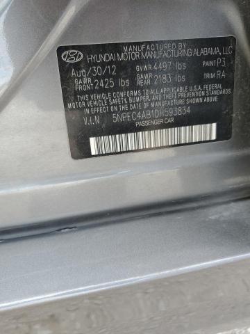 Photo 10 from auction – 2013 HYUNDAI SONATA SE with VIN 5NPEC4AB1DH593834