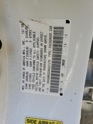 Photo 10 from auction – 2009 ACURA TL with VIN 19UUA86229A021236