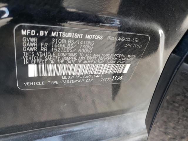 Photo 10 from auction – 2018 MITSUBISHI MIRAGE G4 with VIN ML32F3FJ4JHF10465
