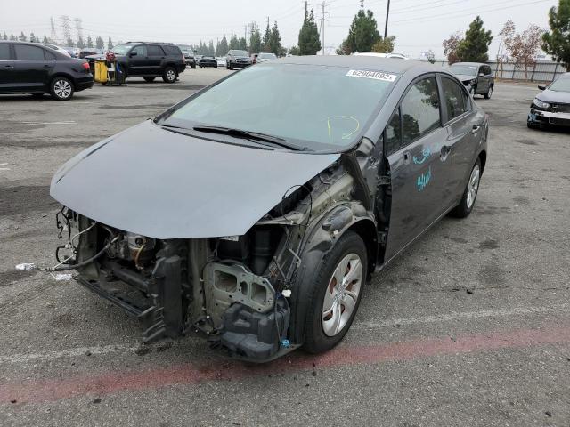 Photo 2 from auction – 2013 HONDA CIVIC LX with VIN 19XFB2F58DE235813