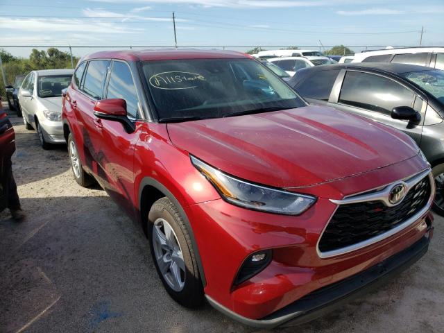 TOYOTA HIGHLANDER 2021 with VIN 5TDZZRAH5MS044701 - Photo from auction