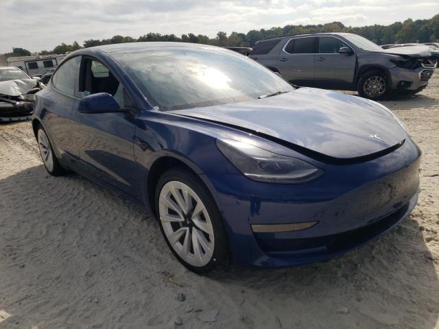 TESLA MODEL 3 2022 with VIN 5YJ3E1EB3NF184700 - Photo from auction