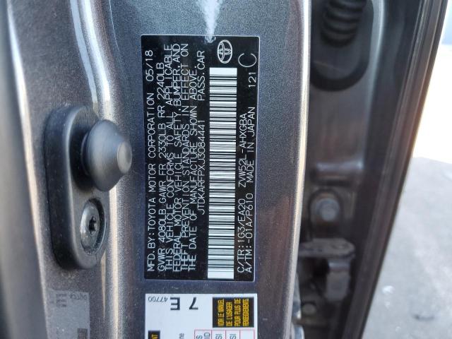 Photo 10 from auction – 2018 TOYOTA PRIUS PRIM with VIN JTDKARFPXJ3084441