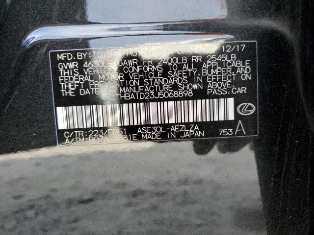 Photo 10 from auction – 2018 LEXUS IS 300 with VIN JTHBA1D23J5068898