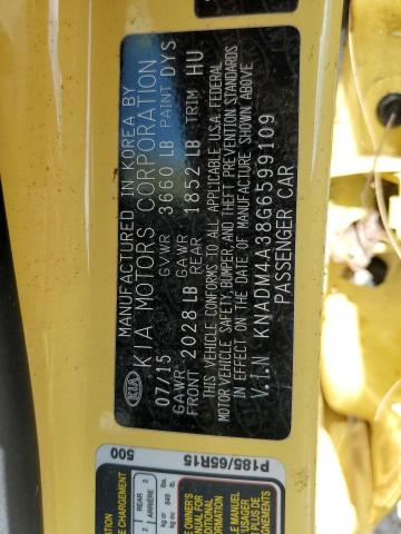 Photo 10 from auction – 2016 KIA RIO LX with VIN KNADM4A38G6599109