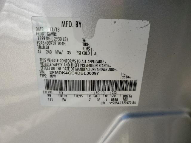 Photo 10 from auction – 2013 FORD EDGE SE with VIN 2FMDK4GC4DBE30097