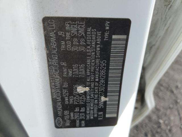Photo 10 from auction – 2009 HYUNDAI SANTA FE G with VIN 5NMSG73D29H286295