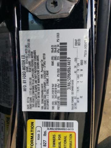 Zdjęcie 10 z aukcji – 2017 LINCOLN MKZ SELECT z VIN 3LN6L5D96HR614419