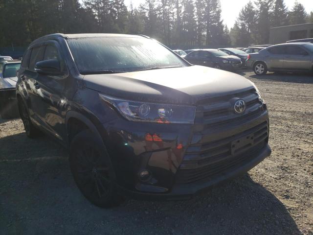 TOYOTA HIGHLANDER 2019 with VIN 5TDJZRFH3KS614679 - Photo from auction