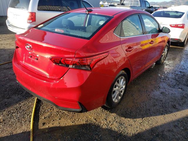 Photo 4 from auction – 2021 HYUNDAI ACCENT SE with VIN 3KPC24A61ME136801