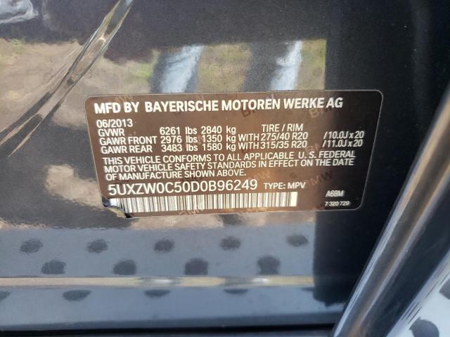 Photo 10 from auction – 2013 BMW X5 XDRIVE3 with VIN 5UXZW0C50D0B96249