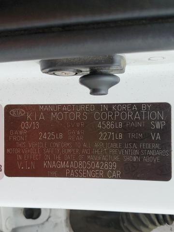 Photo 10 from auction – 2013 KIA OPTIMA HYB with VIN KNAGM4AD8D5042899