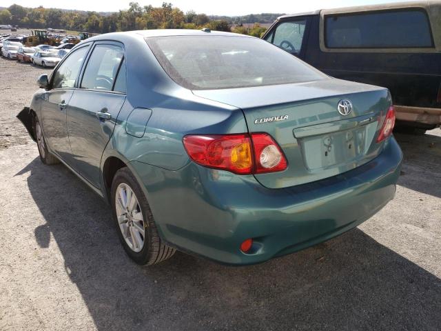 Photo 3 from auction – 2009 TOYOTA COROLLA BA with VIN JTDBL40E499071052
