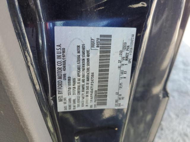 Photo 10 from auction – 2001 FORD MUSTANG with VIN 1FAFP40471F247584