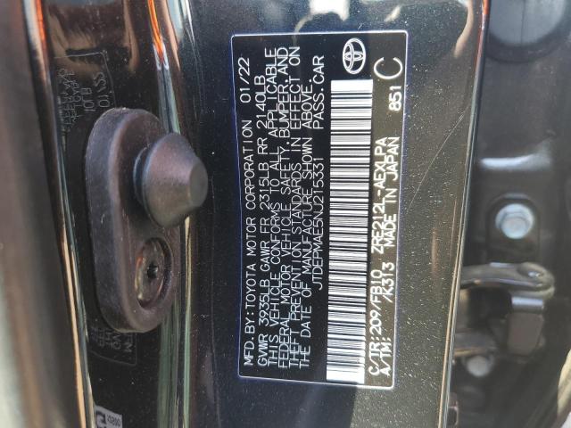 Photo 10 from auction – 2022 TOYOTA COROLLA LE with VIN JTDEPMAE5NJ215331