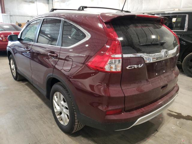 Photo 3 from auction – 2016 HONDA CR-V EXL with VIN 5J6RM4H72GL121328