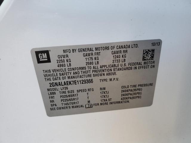 Photo 10 from auction – 2014 CHEVROLET EQUINOX LS with VIN 2GNALAEK7E1129366
