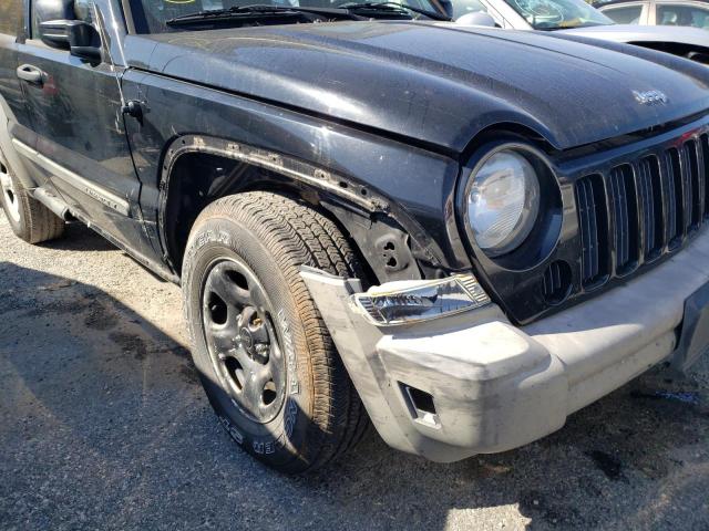 Photo 9 from auction – 2007 JEEP LIBERTY SP with VIN 1J4GL48K47W535787