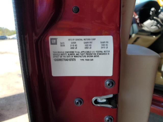 Photo 10 from auction – 2004 CADILLAC CTS with VIN 1G6DM577040187979