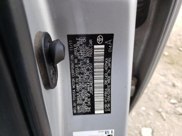 Photo 10 from auction – 2011 TOYOTA COROLLA BA with VIN JTDBU4EE0B9167501