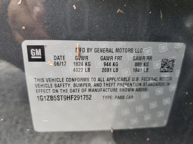Photo 10 from auction – 2017 CHEVROLET MALIBU LS with VIN 1G1ZB5ST9HF291752