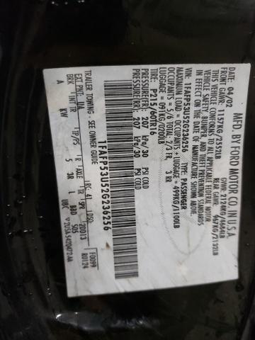 Photo 10 from auction – 2002 FORD TAURUS with VIN 1FAFP53U52G236256