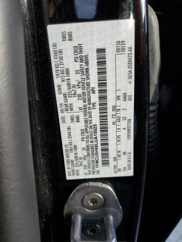 Photo 10 from auction – 2020 FORD ESCAPE SEL with VIN 1FMCU0H68LUA15025